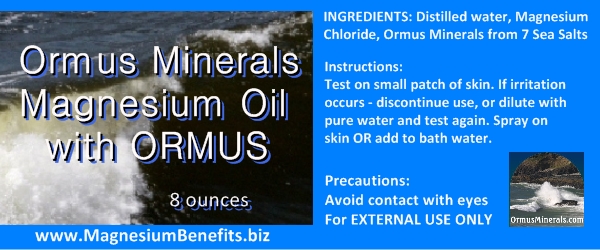 Ormus Minerals with Magnesium Oil