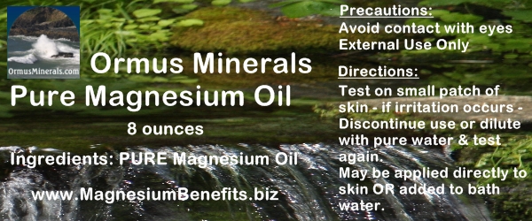 Ormus Minerals PURE MAGNESIUM OIL