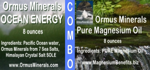 Ormus Minerals Ocean Energy with PURE Magnesium Oil 8 ounces